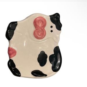 Ceramic cow dish NWOT